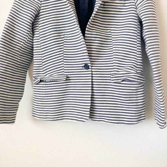 Madewell Striped Linen Blend Blazer - Picture 3 of 12